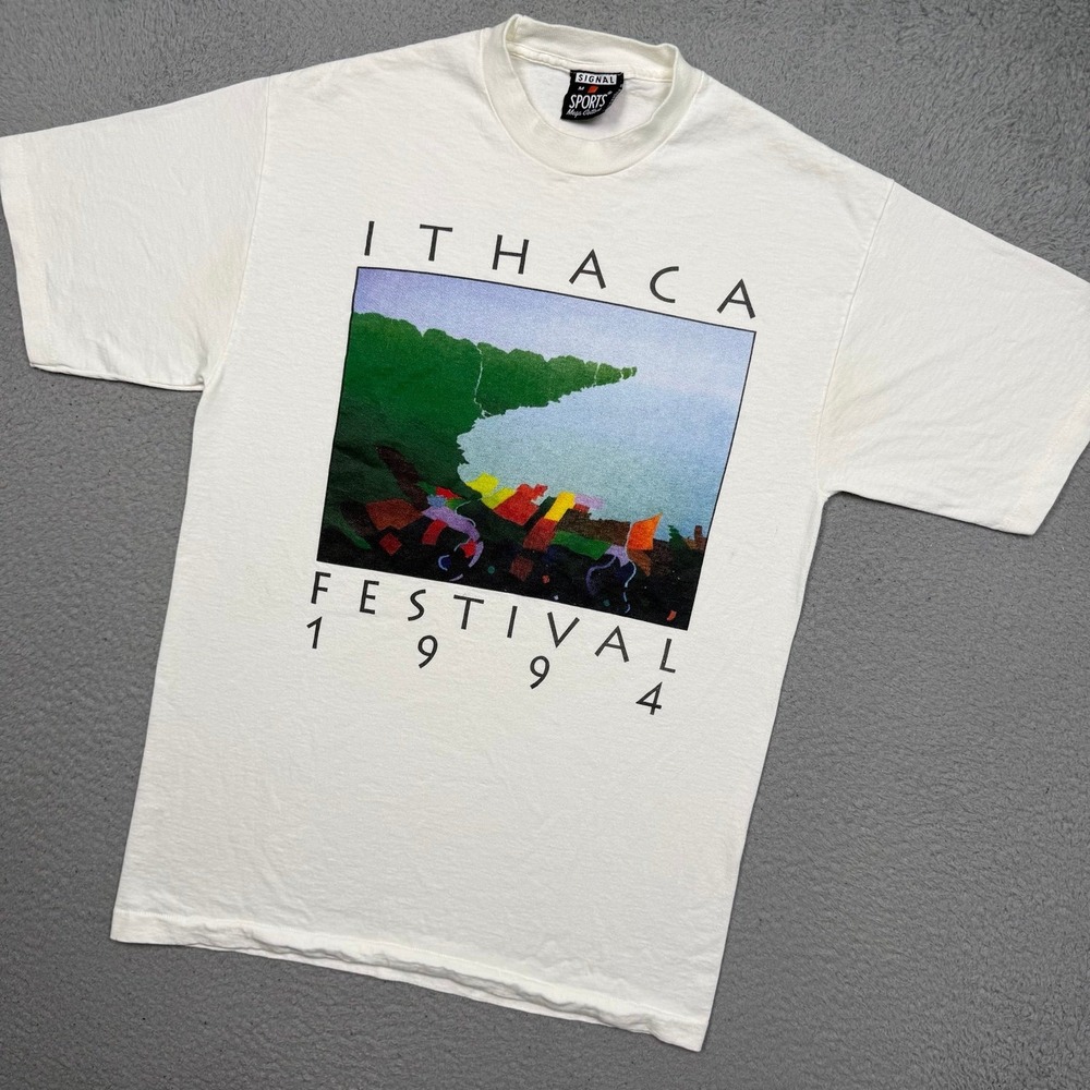 Vintage 1994 Ithaca Festival‎ Art Music T-shirt